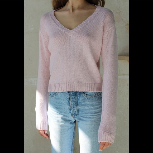 Brandy Melville Sweaters Brandy Melville Pink Leigh Sweater Poshmark